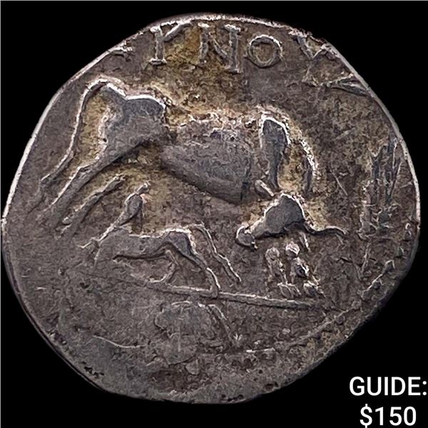 260-167/98 BC Illyria Silver Drachm NEARLY UNCIRCULATED