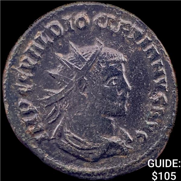 Roman Dioletian 284-305 AD BI Nummus CHOICE AU