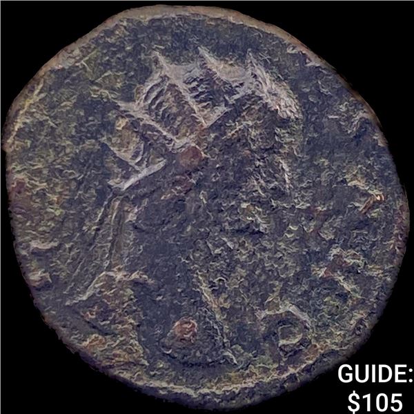 Roman Gallienus 253-268 AD BI Dbl Denarius CHOICE AU