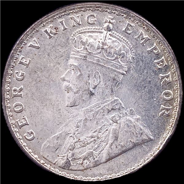 1919 British-India Silver Rupee UNCIRCULATED