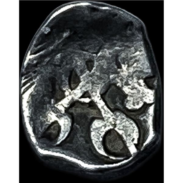 500-400 BC India Silver 1/8th Taxila NEARLY UNCIRCULATED