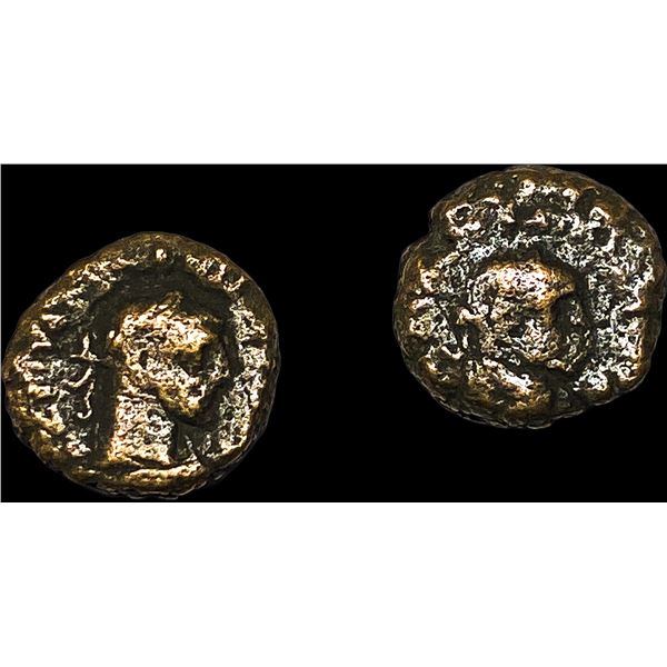 [2 Coins] Roman Egypt 235-284 AD BI Tetradrachm NEARLY UNCIRCULATED