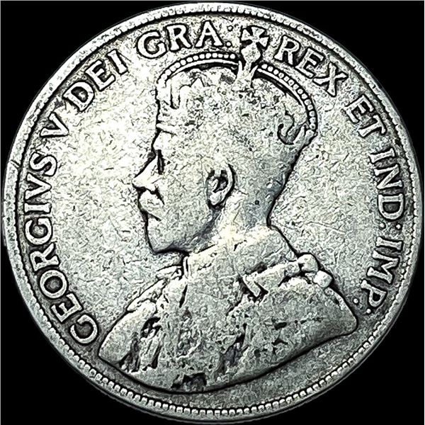 1914 Canada Silver 50 Cents NICELY CIRCULATED