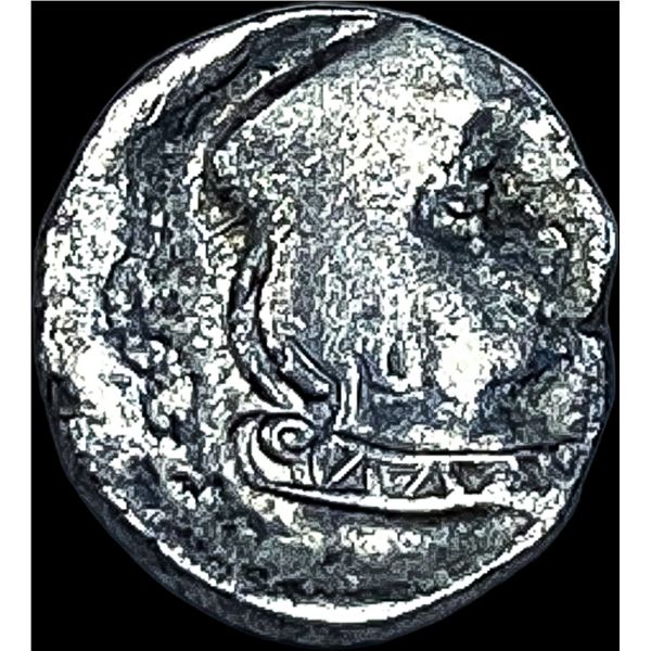 278-295 AD India Western Satraps Silver Drachm NEARLY UNCIRCULATED