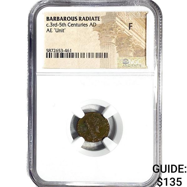 Barbarous Radiate c.3rd-5th Centuries AD AE'Unit' NGC F