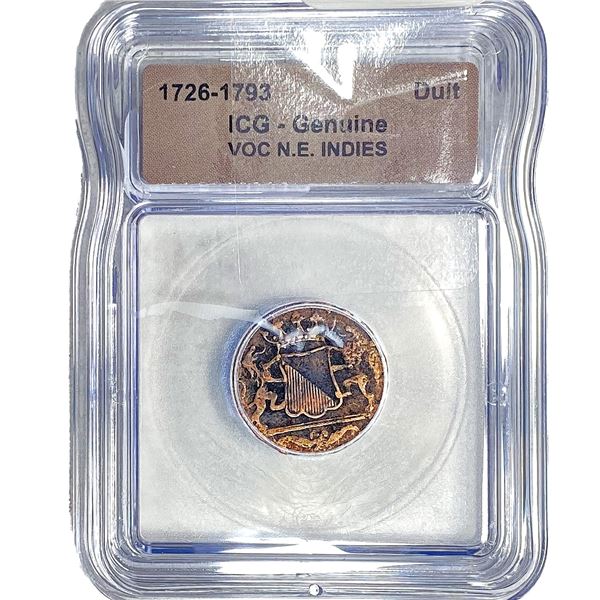 VOC N.E. INDIES Duit ICG Genuine