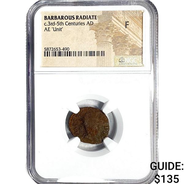 Barbarous Radiate c.3rd-5th Centuries AD AE'Unit' NGC F