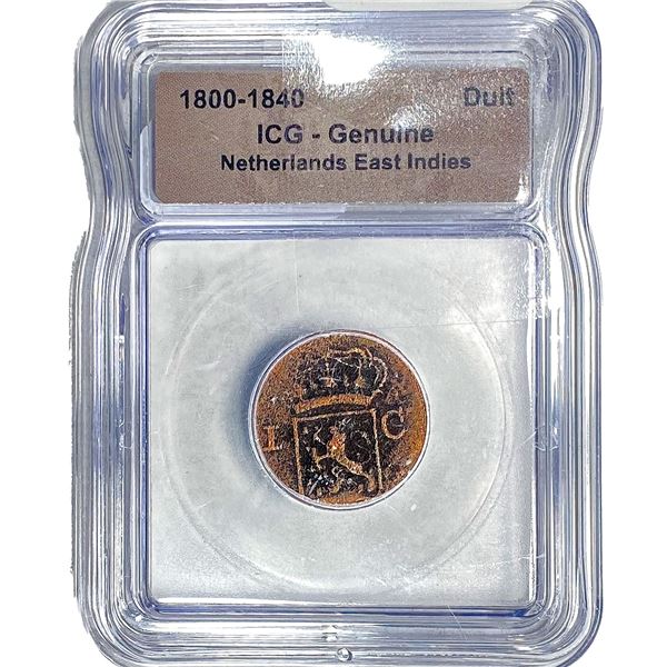 Netherlands East Indies Duit ICG Genuine