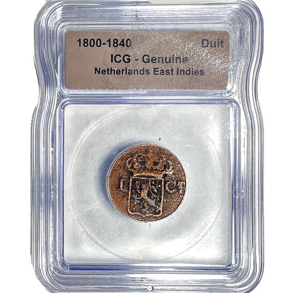 Netherlands East Indies Duit ICG Genuine