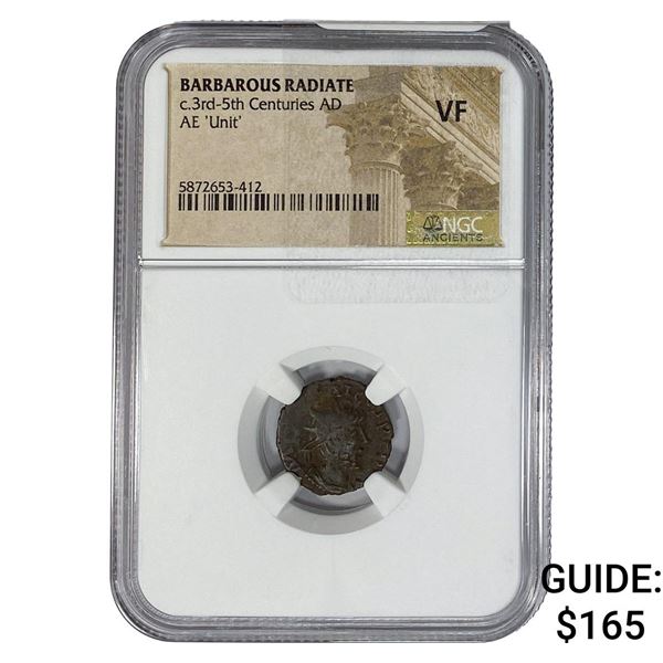Barbarous Radiate c.3rd-5th Centuries AD AE'Unit' NGC VF