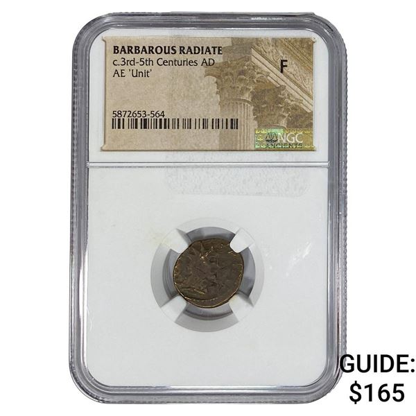 Barbarous Radiate c.3rd-5th Centuries AD AE'Unit' NGC F
