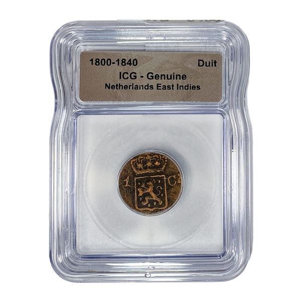 Netherlands East Indies Duit ICG Genuine