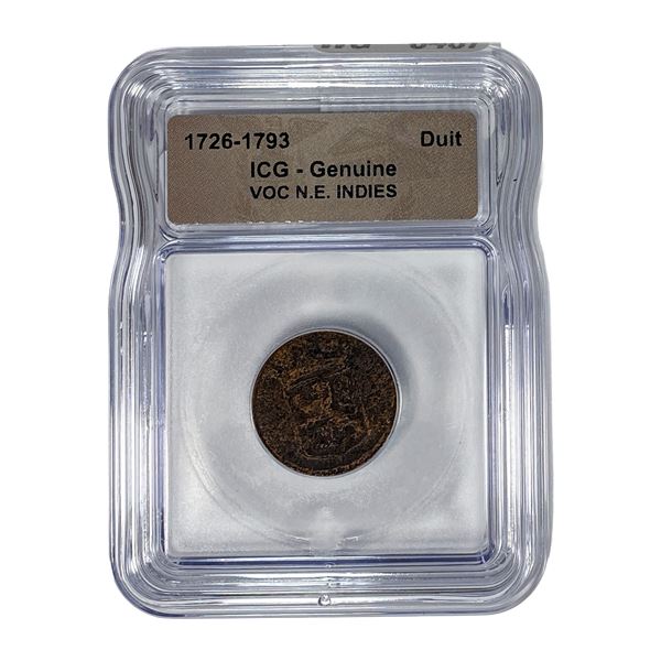 VOC N.E. INDIES Duit ICG Genuine