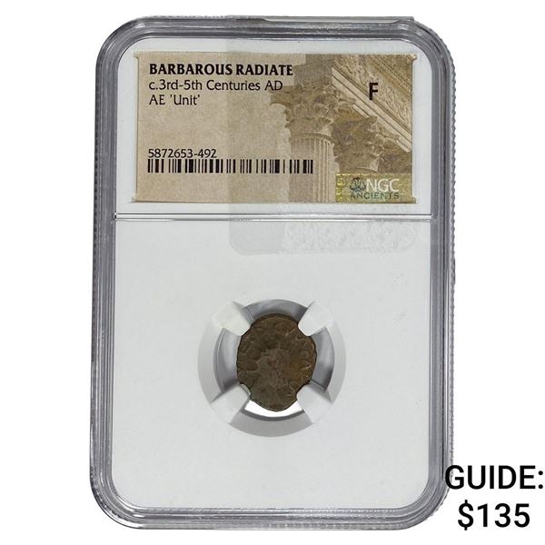Barbarous Radiate c.3rd-5th Centuries AD AE'Unit' NGC F