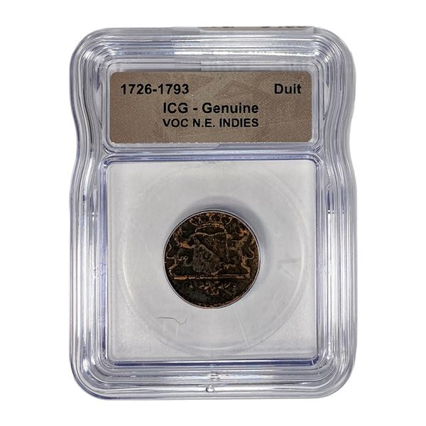 VOC N.E. INDIES Duit ICG Genuine