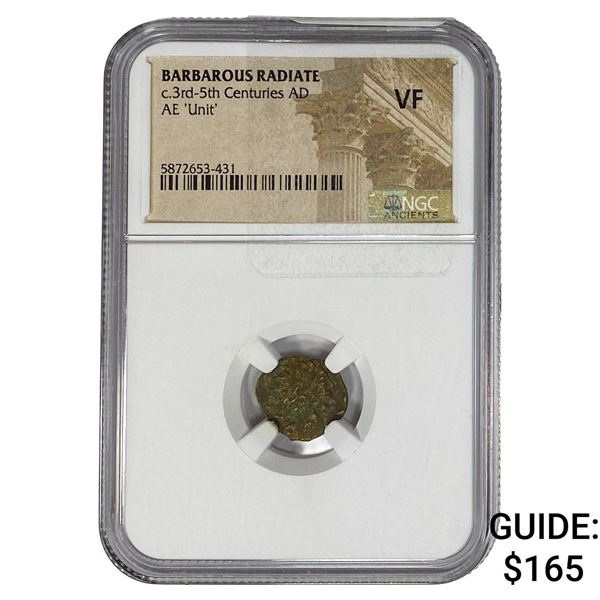 Barbarous Radiate c.3rd-5th Centuries AD AE'Unit' NGC VF