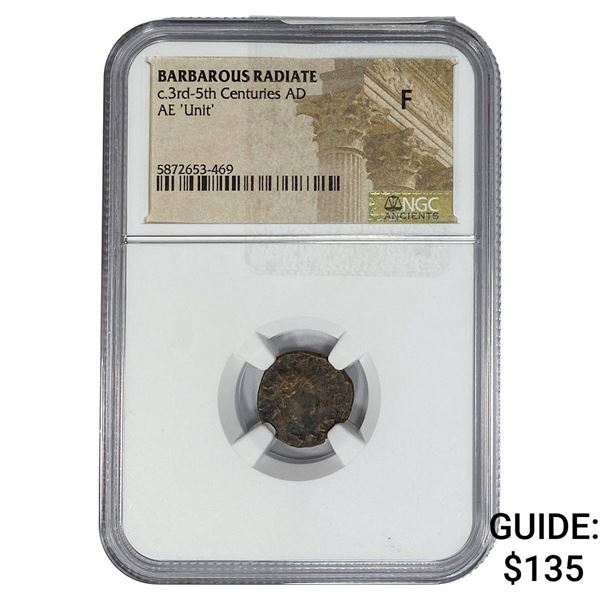 Barbarous Radiate c.3rd-5th Centuries AD AE'Unit' NGC F