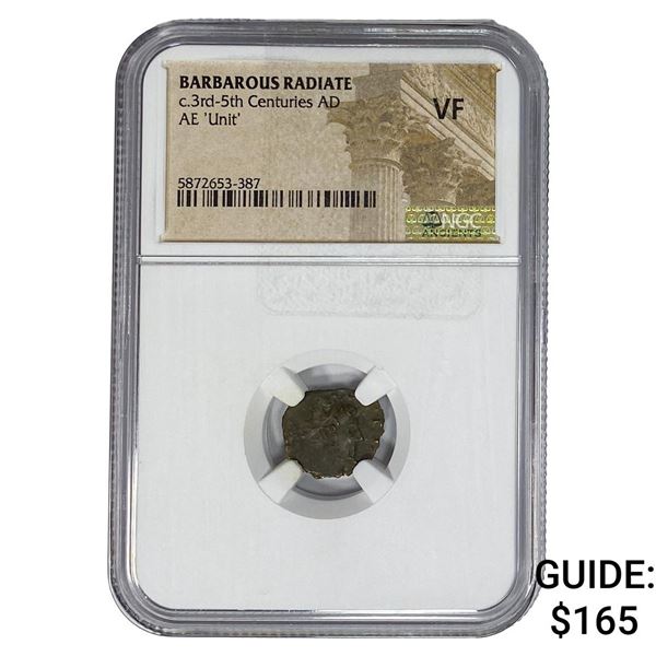 Barbarous Radiate c.3rd-5th Centuries AD AE'Unit' NGC VF