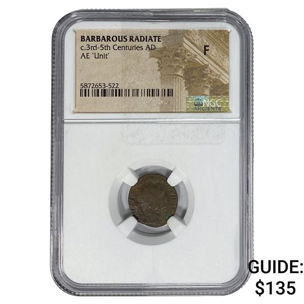 Barbarous Radiate c.3rd-5th Centuries AD AE'Unit' NGC F
