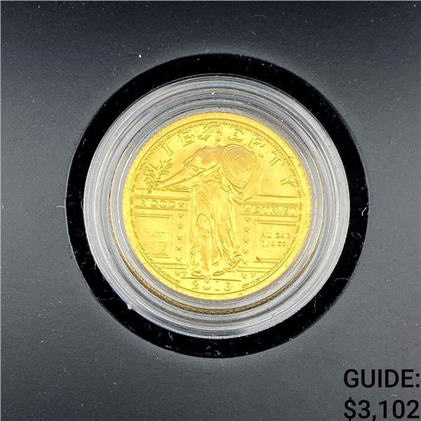2016 Standing Liberty Centennieal .25 oz Gold Coin