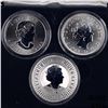 Image 1 : [3 Coins]2022 Queen Elizabeth 1 oz SIlver Coin Set