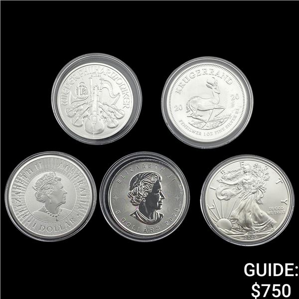 [5]2020 National Treasure 1 oz Silver Coin Set