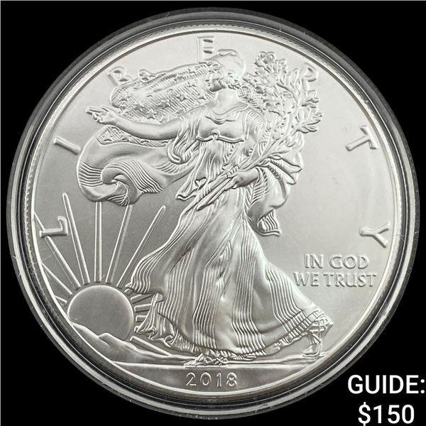 2018 Silver Eagle WIth Box