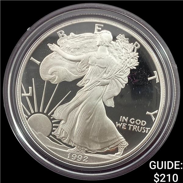 1991 Silver Eagle Proof with Box