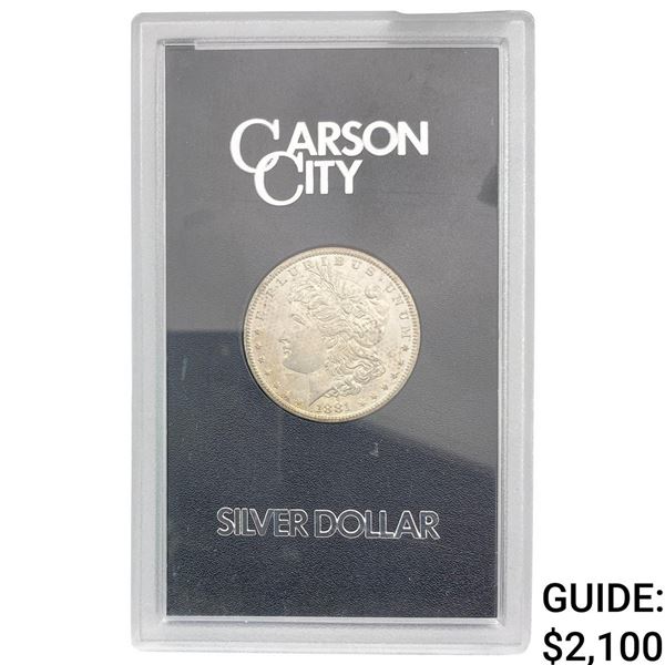 1881-CC Morgan Silver Dollar UNC