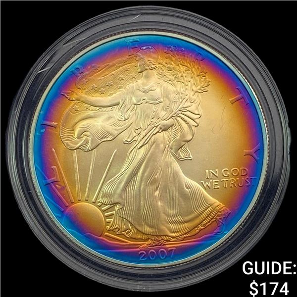 2007 Silver Eagle UNC Toned