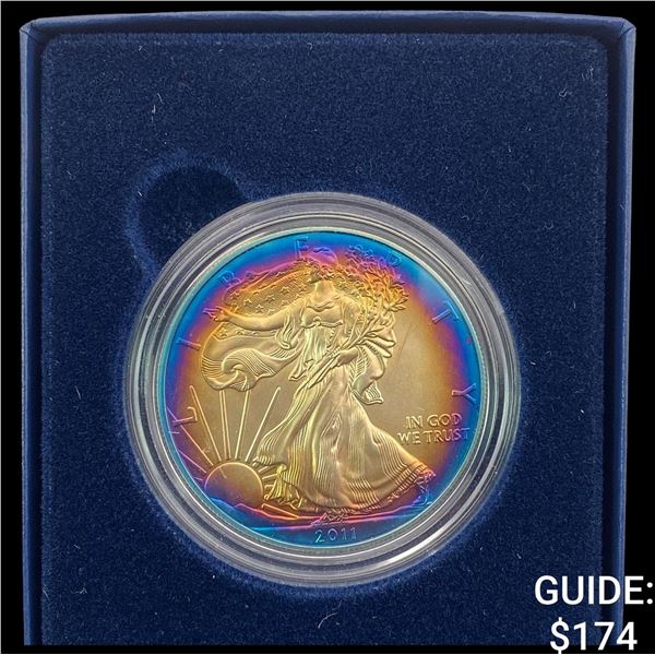 2011 Silver Eagle UNC Toned
