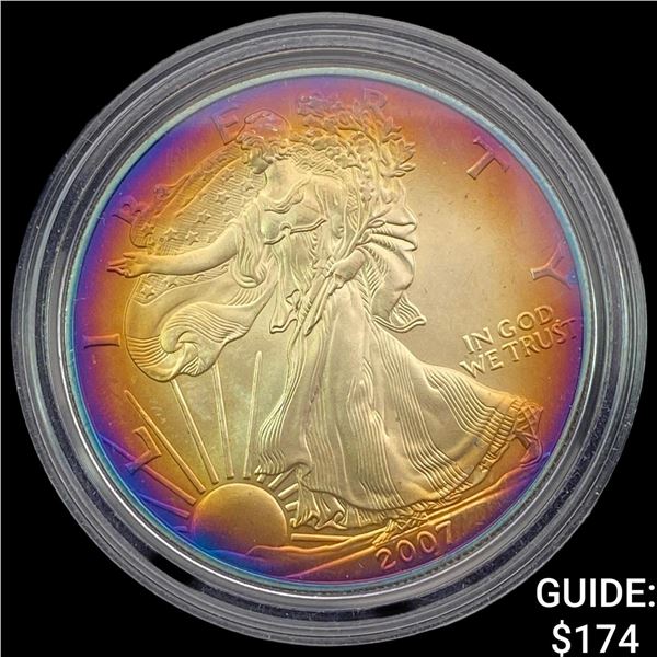 2007 Silver Eagle UNC Toned