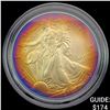 Image 1 : 2007 Silver Eagle UNC Toned