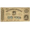 Image 1 : 1863 50C State of Alabama Fracional Currency