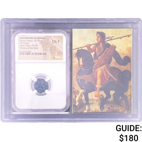 Judaea Porcius Festus 59-62 AD ,Under Nero 59 AD
