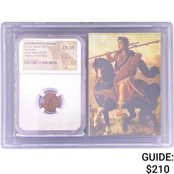 Judaea Porcius Festus 59-62 AD ,Under Nero 59 AD