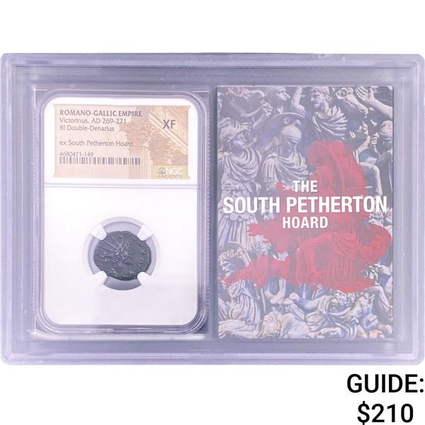 Romano-Gallic Victorinus,AD269-271 BI Dbl-Denarius