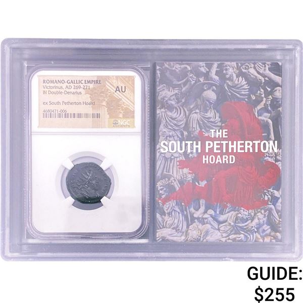 Romano-Gallic Victorinus,AD269-271 BI Dbl-Denarius