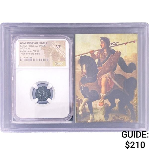 Judaea Porcius Festus 59-62 AD ,Under Nero 59 AD