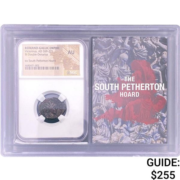 Romano-Gallic Victorinus,AD269-271 BI Dbl-Denarius