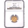Image 1 : 1909 $2.50 Gold Quarter Eagle NGC MS61