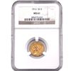 Image 1 : 1912 $2.50 Gold Quarter Eagle NGC MS61