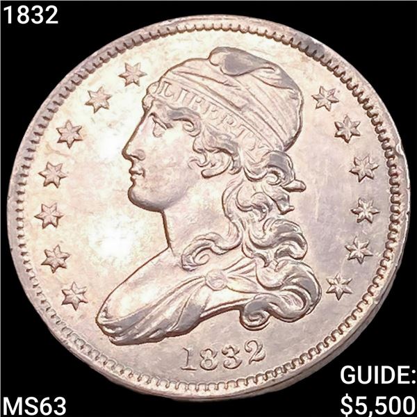 1832 Capped Bust Quarter CHOICE BU