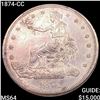 Image 1 : 1874-CC Silver Trade Dollar CHOICE BU