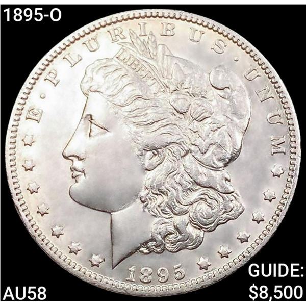 1895-O Morgan Silver Dollar CHOICE AU