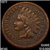 Image 1 : 1877 Indian Head Cent NEARLY UNCIRCULATED