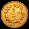 Image 2 : 1866 $3 Gold Piece CHOICE BU