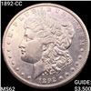 Image 1 : 1892-CC Morgan Silver Dollar UNCIRCULATED