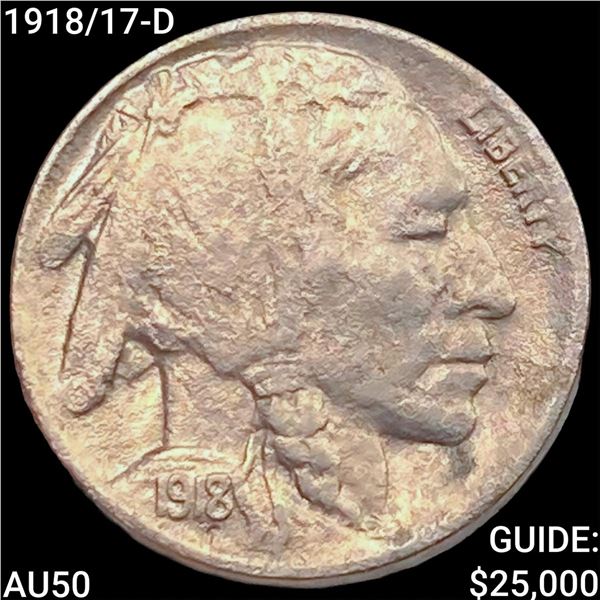 1918/17-D Buffalo Nickel CLOSELY UNCIRCULATED