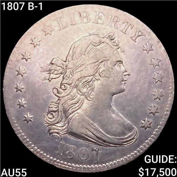 1807 B-1 Draped Bust Quarter HIGH GRADE